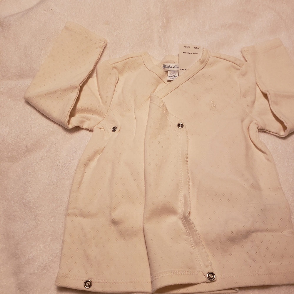 RALPH LAUREN  BABY  ONESIE TOP